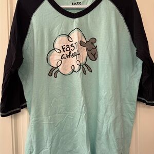 Lazy One Women’s Blue Sheep Shirt